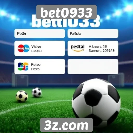 Opcões de pagamento disponíveis no bet0933